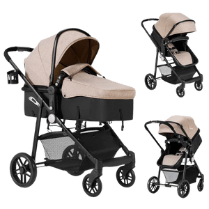 BABY JOY Stroller, 2 in 1 Convertible Carriage Bassinet